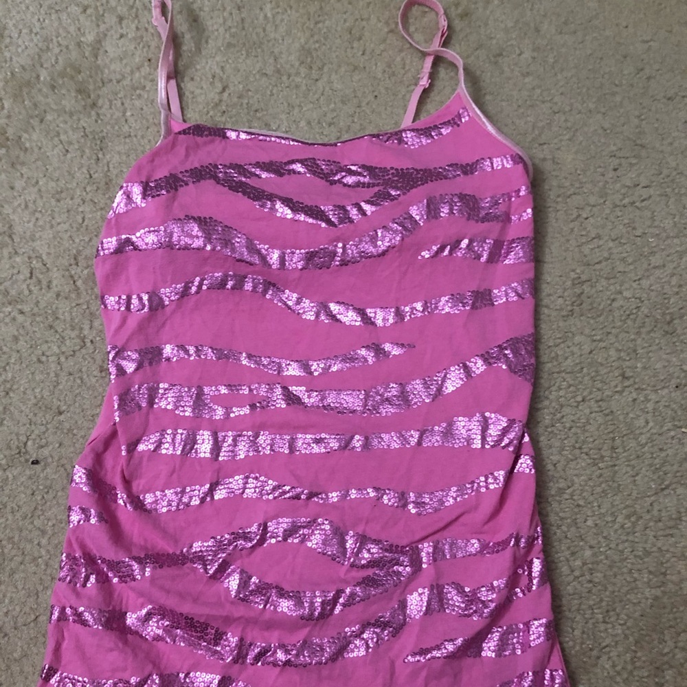 Pink Striped Aero Tank